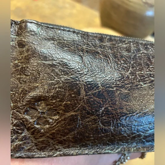 Patricia Nash Floral Tooled Leather Wristlet - Picture 7 of 13